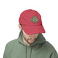 Distressed John Deere Logo Cap — Vintage Farm Equipment Baseball Hat