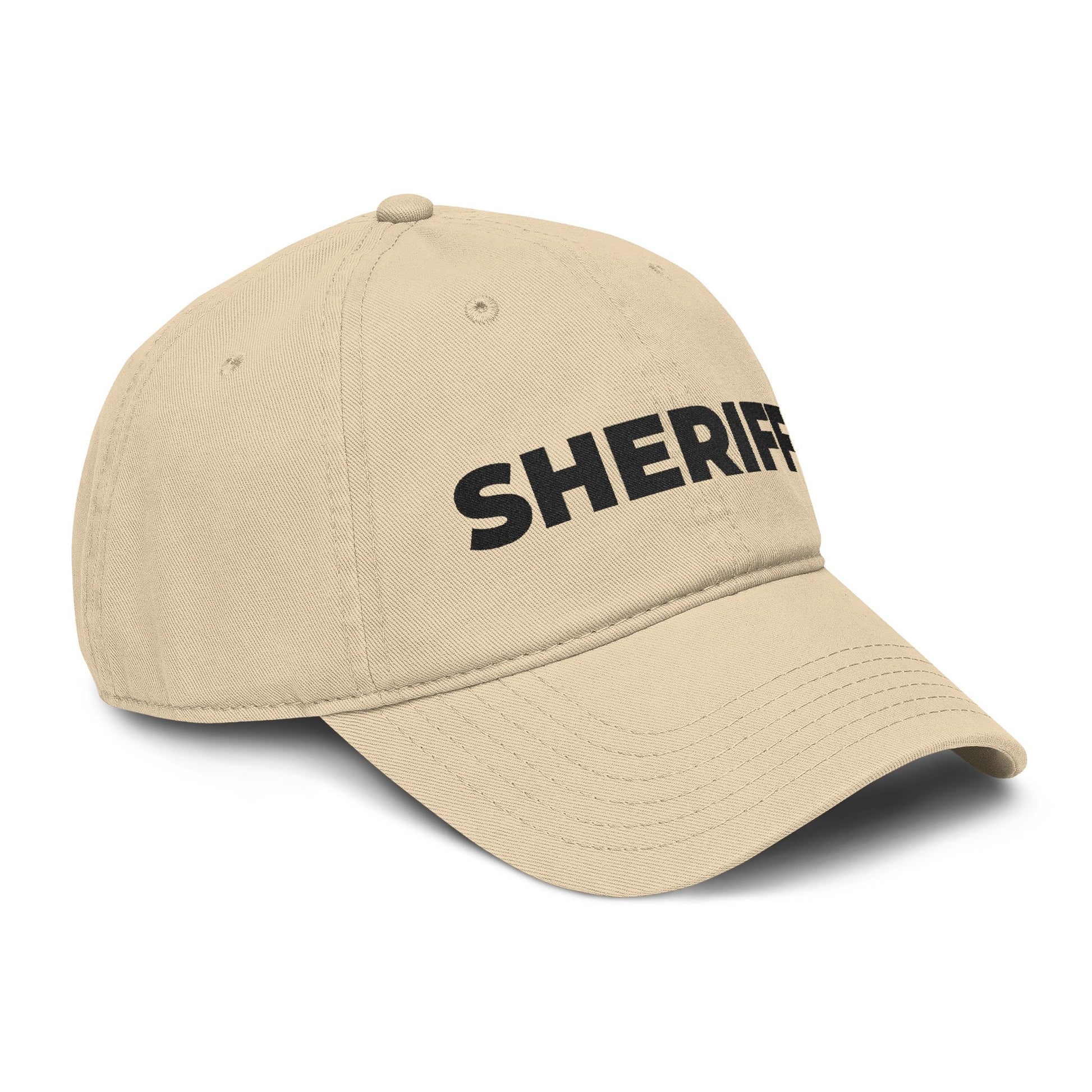 Sheriff Floral Embroidered Baseball Cap Hats Printify