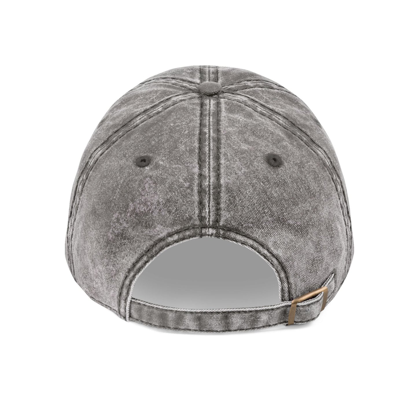 Vintage Embroidered Cap — Starry Night Patch Hats Printify