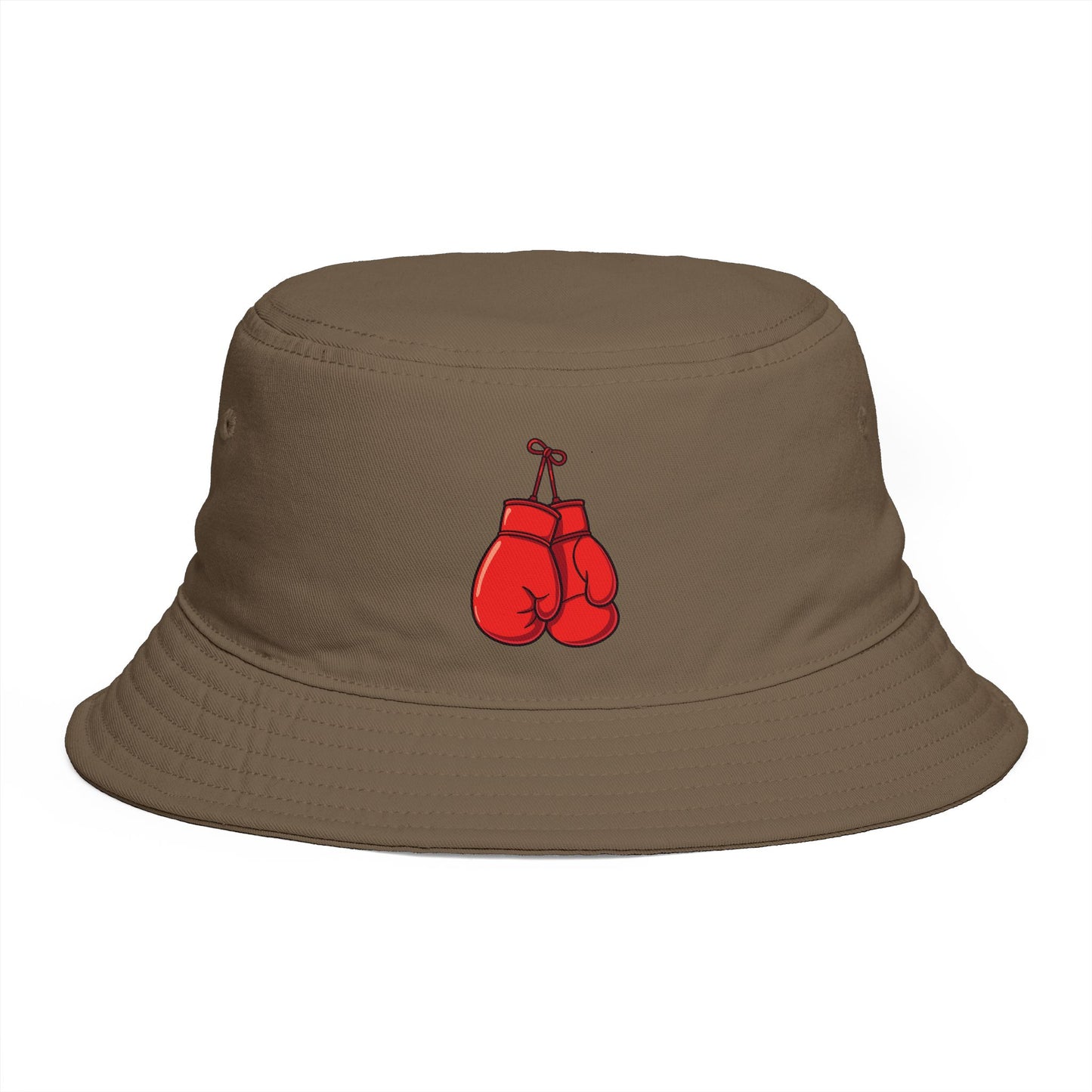 Boxing Gloves Buckethat - Retro Sport Embroidered Bucket Hat Hats Printify