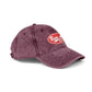 Vintage Embroidered 'Beer Me' Cap — Distressed Red Baseball Hat