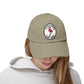 Distressed Surf Cap — "Filthy Flamingo Surf Gang" Embroidered Patch Hat