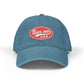 Denim Hat — Embroidered “Beer Me” Vintage Patch Cap
