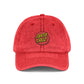 Vintage Embroidered Cap — Santa Cruz Retro Baseball Hat Hats Printify One size Red