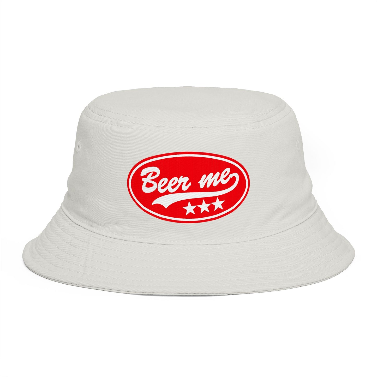 Beer Me Bucket Hat — Retro Beer Logo Summer Hat