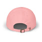 Dad Cap with Embroidered '130' Patch – Classic White Baseball Hat