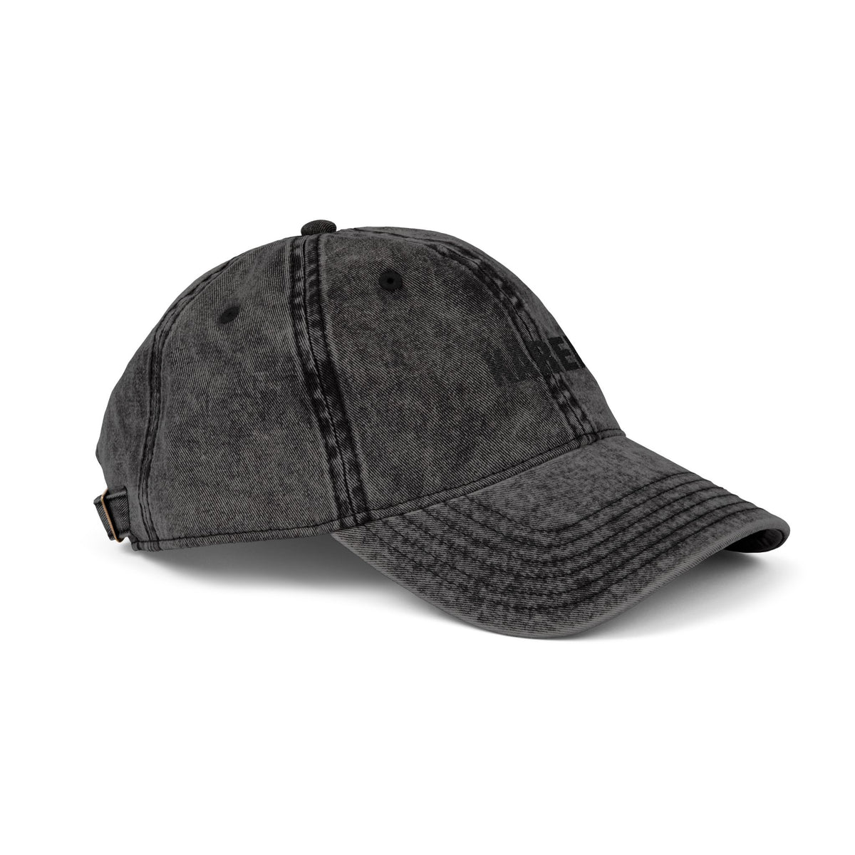 Embroidered 'KAREN' Vintage Baseball Cap - Distressed Red Dad Hat Hats Printify