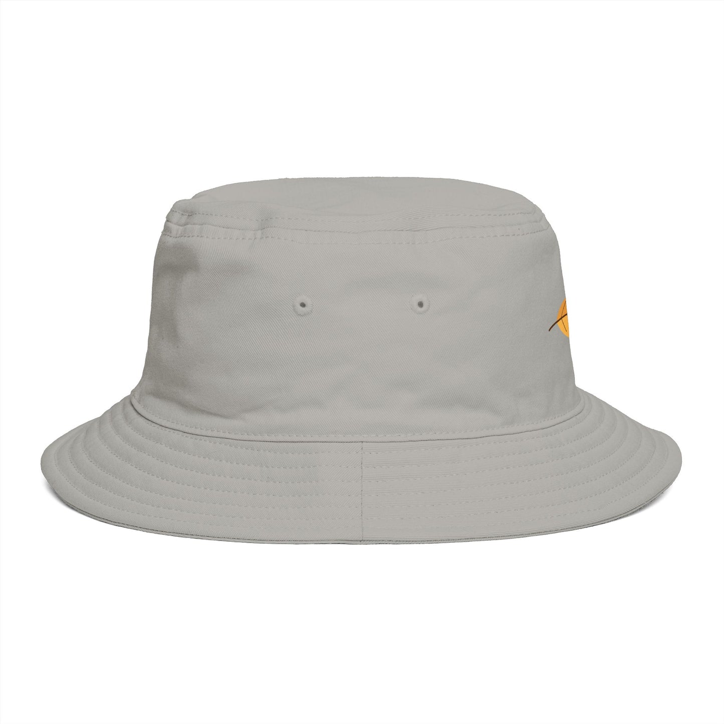 Autumn Leaf Bucket Hat — Brown Fall Outdoor Sun Hat
