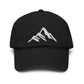 Washed Mountain Embroidered Baseball Cap Hats Printify