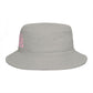 Chill Vibes Bucket Hat — Retro Pink Text Cotton Sun Hat