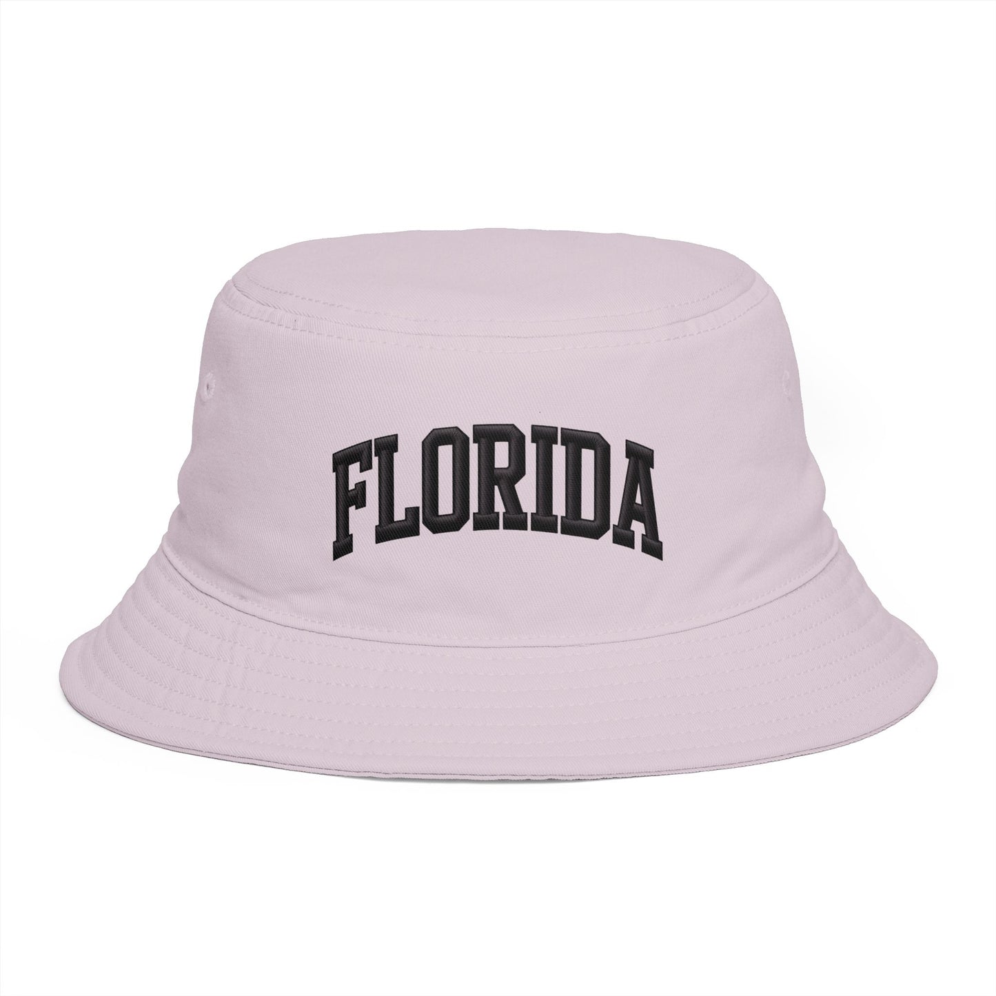 Florida Embroidered Bucket Hat — Retro Collegiate Sun Hat Hats Printify One size Orchid