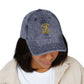 Vintage Embroidered Cap — Retro Snake Logo Dad Hat Hats Printify