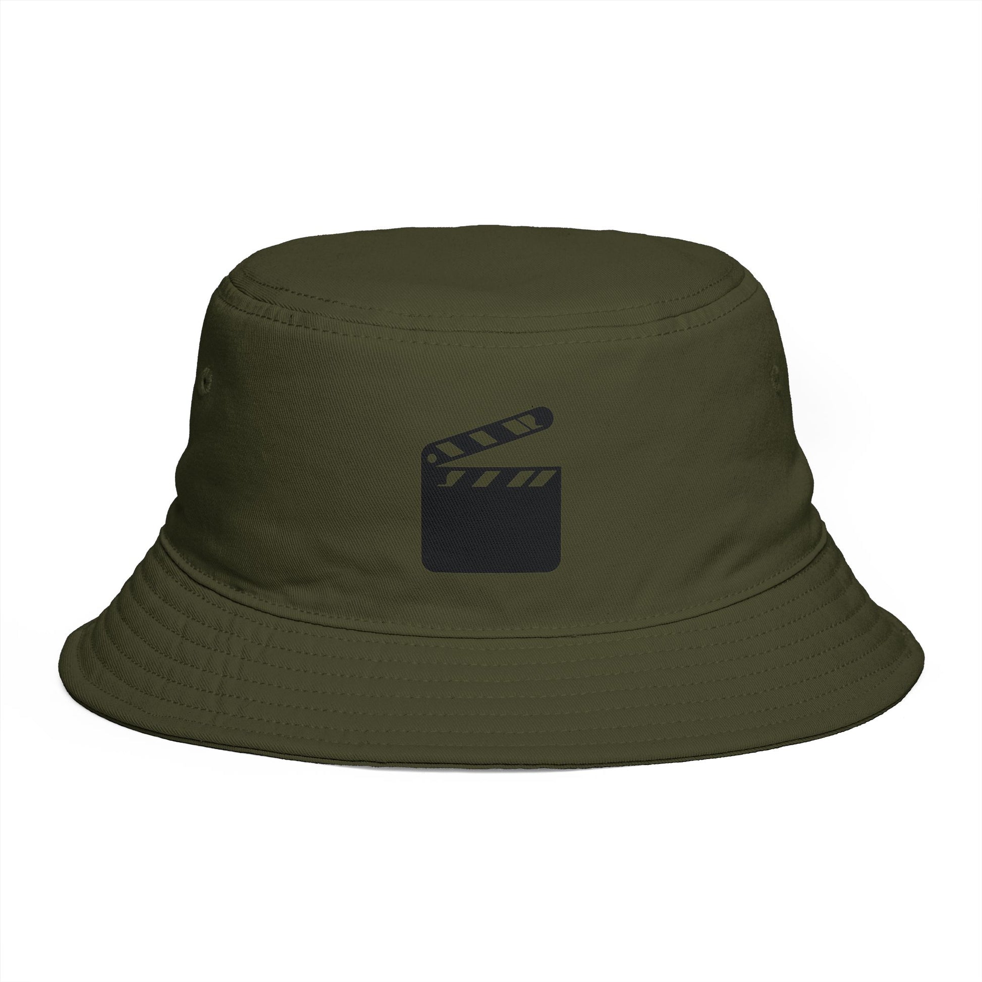 Film Director Bucket Hat - Clapperboard Logo Casual Bucket Hat Hats Printify One size Army