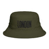 London Embroidered Bucket Hat — Minimal City Travel Sun Hat Hats Printify One size Army