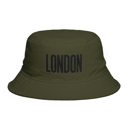 London Embroidered Bucket Hat — Minimal City Travel Sun Hat Hats Printify One size Army