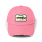 Fishing Hat – 'Gädda' Pike Patch Distressed Cap Hats Printify True Pink One size