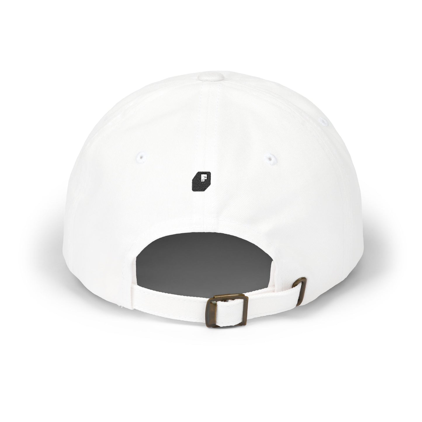 Crew Embroidered Dad Cap - Classic White Adjustable Baseball Hat Hats Printify