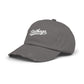 Dirtbags Distressed Baseball Cap — Vintage Script Embroidered Hat Hats Printify