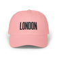 London Embroidered Dad Cap Hats Printify Pink One size