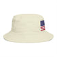 American Flag Bucket Hat — Patriotic USA Embroidered Sun Hat
