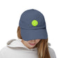 Distressed Tennis Ball Cap — Vintage Sport Dad Hat Hats Printify