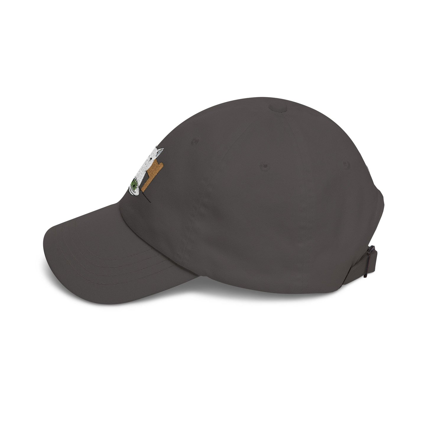 Dad Cap — Grumpy Cat at Dinner Embroidered Hat