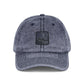 Vintage Embroidered Cap — Starry Night Patch Hats Printify