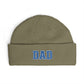 Dad Cuff Beanie — Embroidered Varsity Logo Knit Hat for Fathers, Gift for Dad Hats Printify One size Eucalyptus