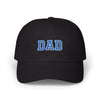 DAD Embroidered Classic Dad Cap – Vintage Varsity Baseball Hat for Fathers Hats Printify Black One size