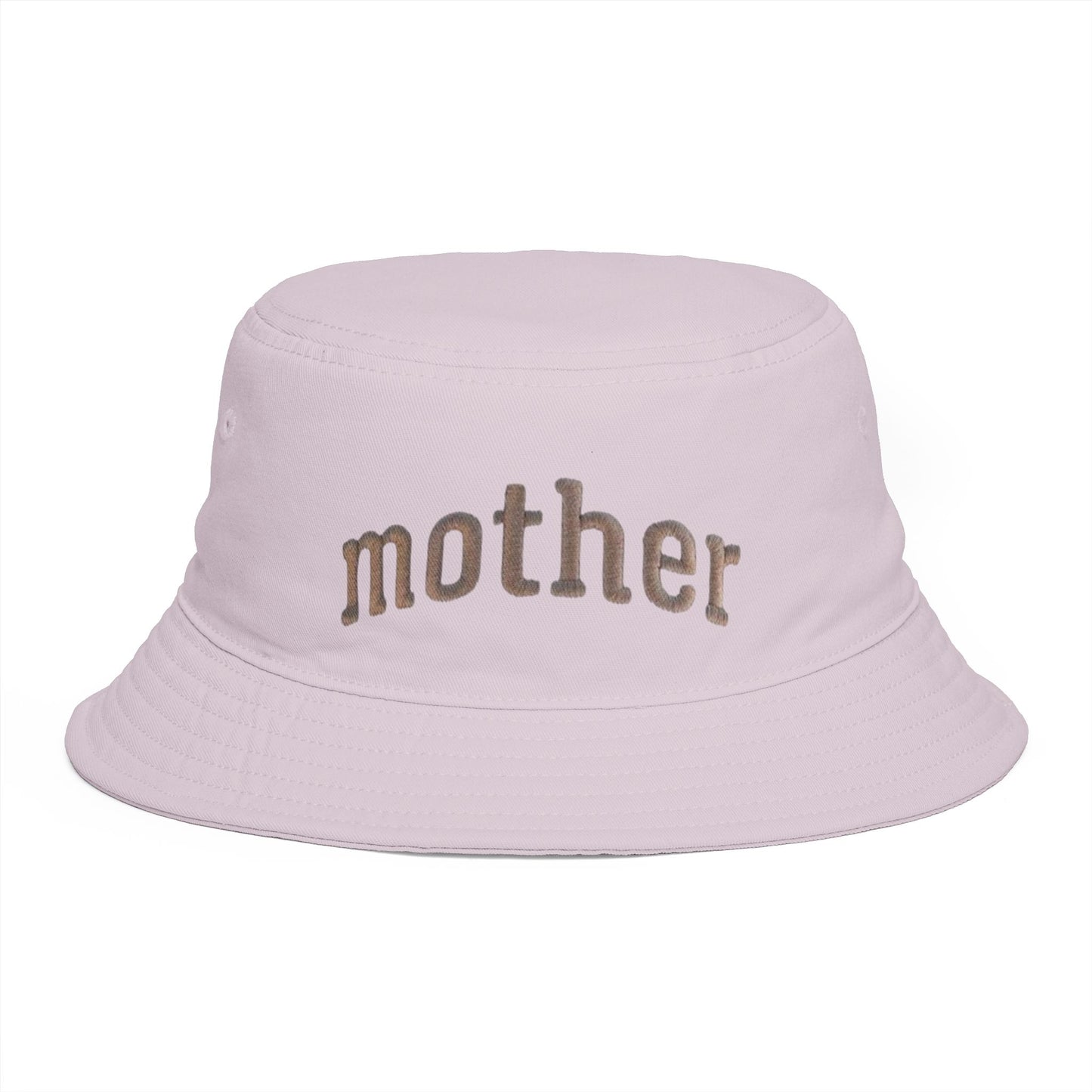 Mother Embroidered Bucket Hat — Cozy Retro Mom Statement Hat
