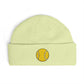 Sequin Tennis Ball Cuff Beanie - Sparkle Sports Knit Hat for Players & Fans Hats Printify