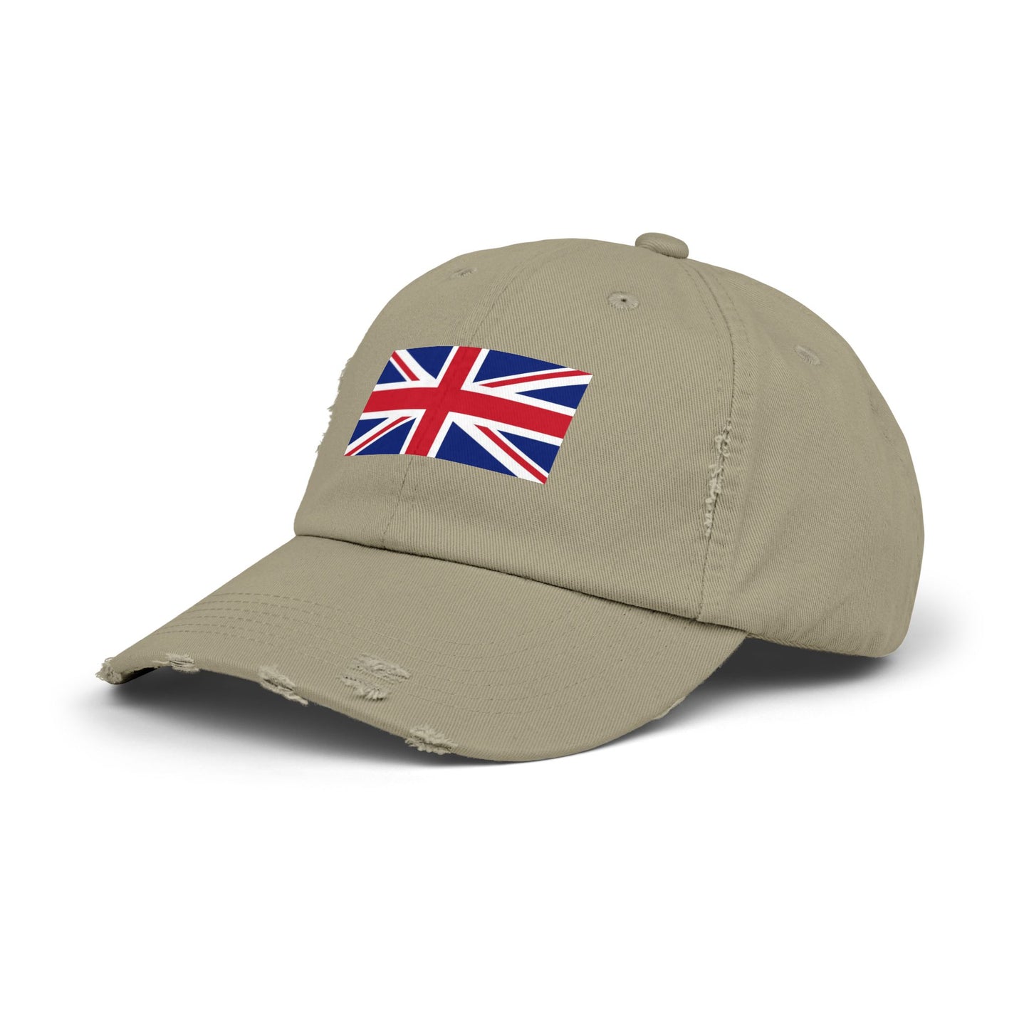 Distressed Union Jack Cap — British Flag Baseball Hat Hats Printify