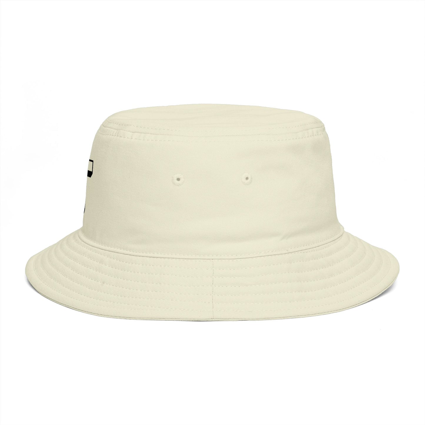 Christian Cross Bucket Hat — Minimal Faith Brown Sun Hat