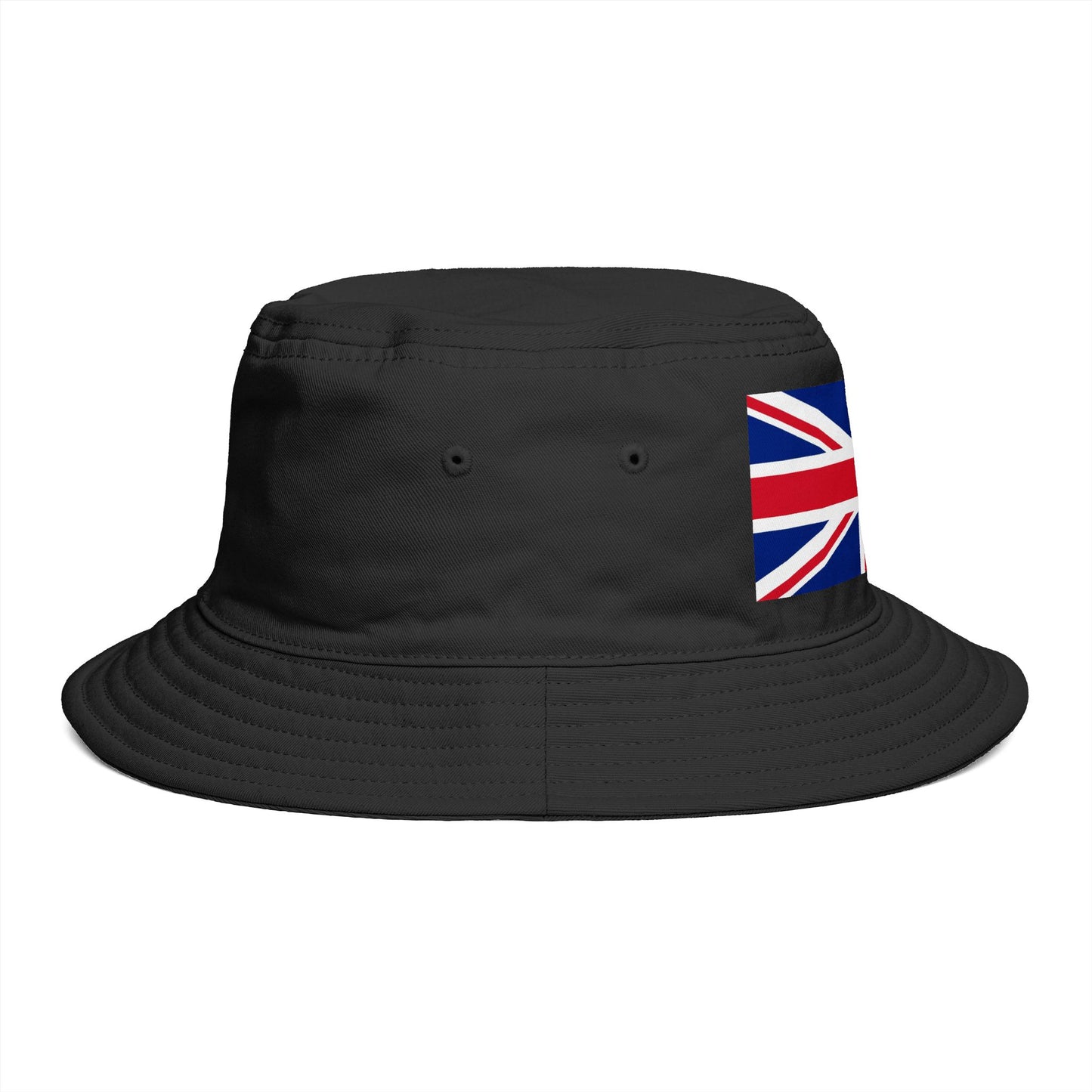 Union Jack Bucket Hat — British Flag Cotton Sun Hat Hats Printify
