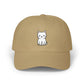 Cute Kitty Embroidered Dad Cap Hats Printify Khaki One size