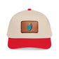 Leather Patch Baseball Cap — Retro Grenade Patch Hat