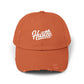 Hustle Distressed Cap Hats Printify Burnt Orange One size