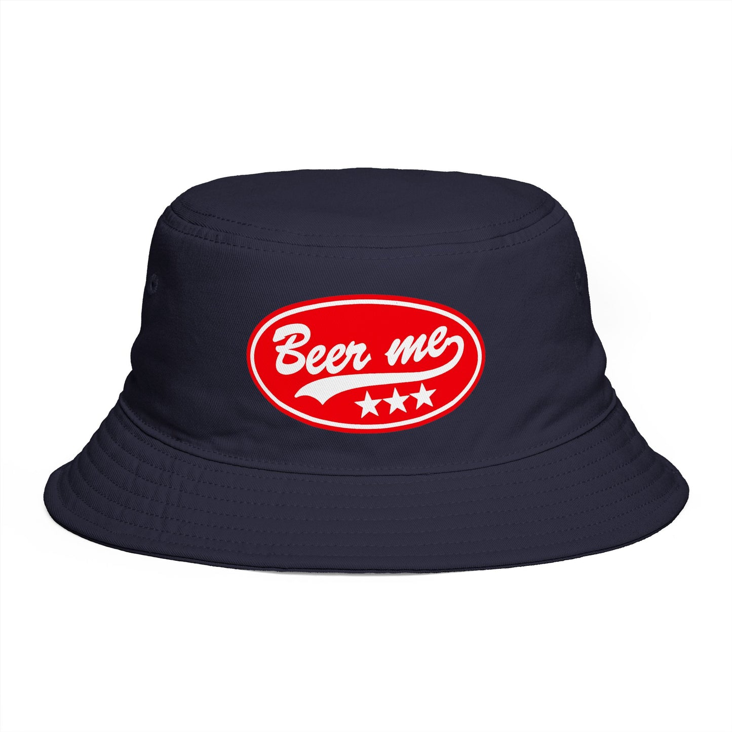Beer Me Bucket Hat — Retro Beer Logo Summer Hat