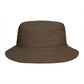 No Kings Bucket Hat — Rebellious Crown Graphic Cotton Bucket Hat