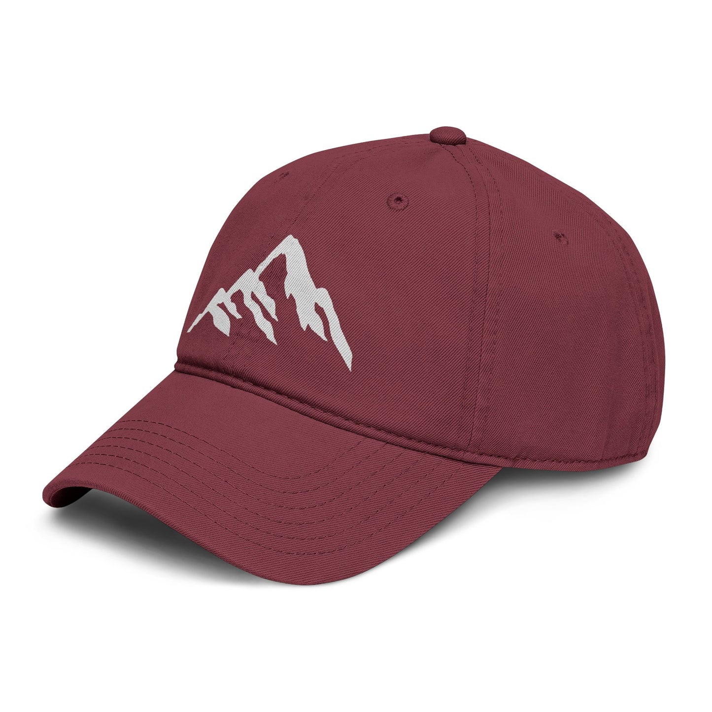 Washed Mountain Embroidered Baseball Cap