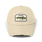 Fishing Hat – 'Gädda' Pike Patch Distressed Cap Hats Printify Stone One size