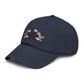 Washed Baseball Cap with LA Embroidered Astronauts