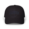 Florida Embroidered Dad Cap — Classic White Baseball Hat Hats Printify Black One size