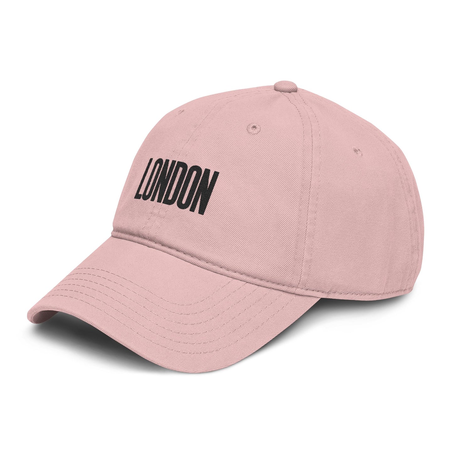 London Embroidered Washed Baseball Cap
