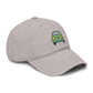 Vintage Green Car Embroidered Baseball Cap — Washed Cotton Dad Hat Hats Printify