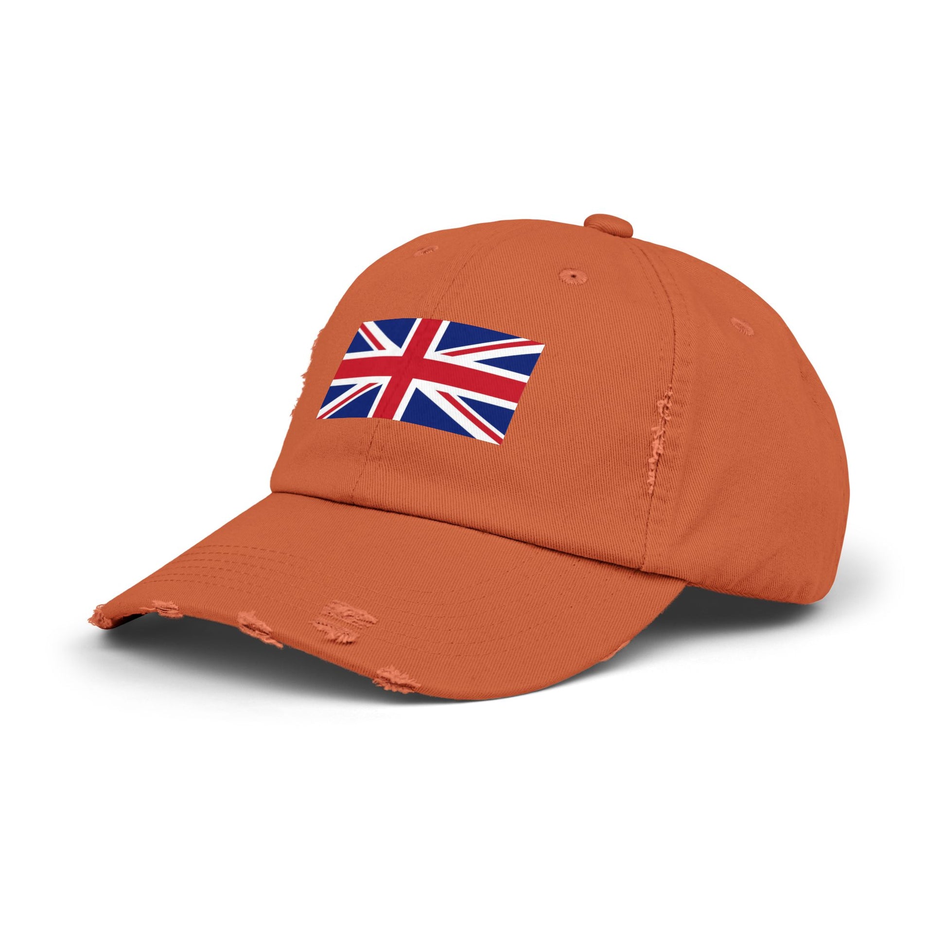 Distressed Union Jack Cap — British Flag Baseball Hat Hats Printify