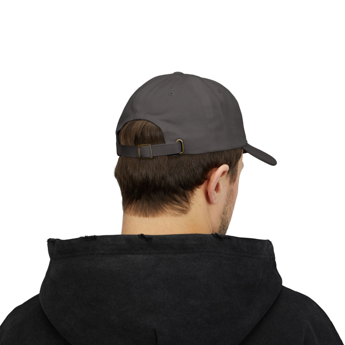 Dad Cap — Embroidered Fiery Lion Patch Baseball Hat
