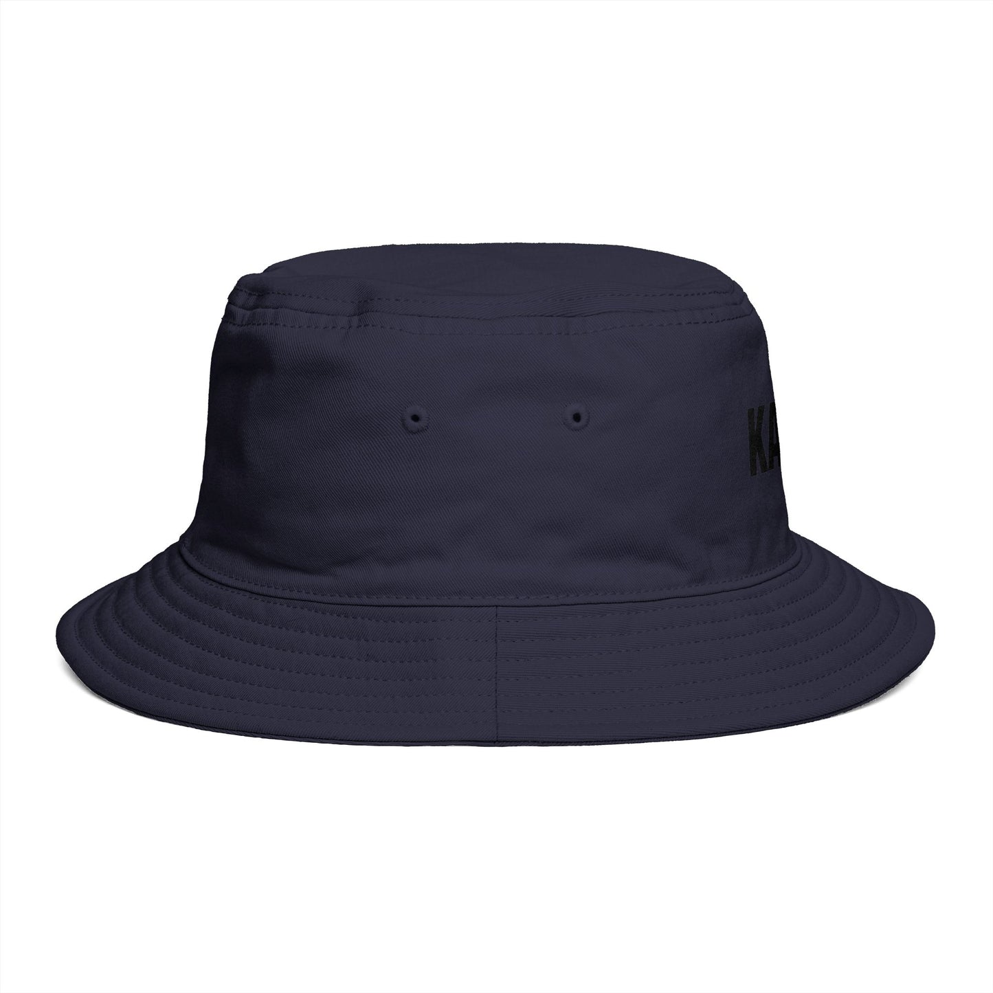 Karen Bucket Hat — Bold Name Embroidered Casual Cotton Sun Hat