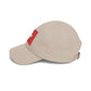 Dad Cap with Swiss Flag Embroidered Patch — Classic White Adjustable Hat Hats Printify