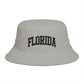 Florida Embroidered Bucket Hat — Retro Collegiate Sun Hat Hats Printify One size Storm
